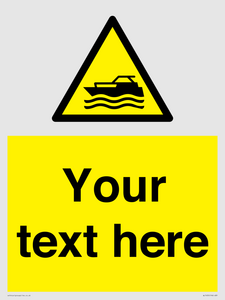 Custom Warning motorised watercraft